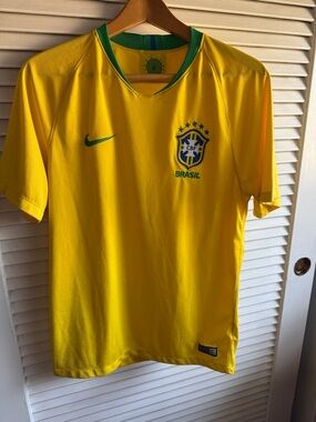 Nike Brazil 2018 Jersey Football Soccer Jersey